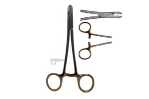 Portaagujas Manual de Carburo de Tungsteno, Retorcedor de Alambres, Instrumento Quirúrgico Dental, Agarre de Precisión, Certificado CE ISO13485, Uso ORL, 150MM - Product Image 2