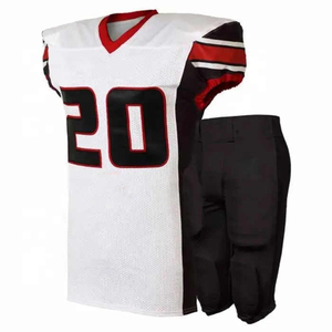 Uniforme de football américain sublimé en polyester 100% personnalisé Ensemble de maillots et shorts nouveau design Style respirant 2025 - Product Image 6