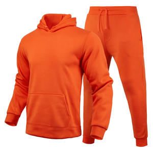 Survêtement baggy oversize à épaules tombantes en molleton de coton épais, meilleur survêtement à poches Kangroo fabriqué par le fabricant - Product Image 1