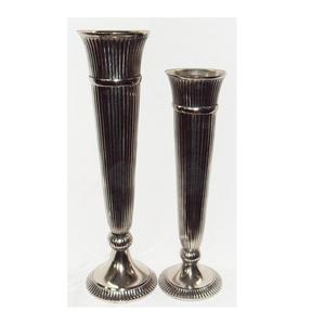 Vase de centres de table de mariage moderne en aluminium coulé de style américain pour la maison Vase à fleurs de sol en métal de qualité supérieure - Product Image 6