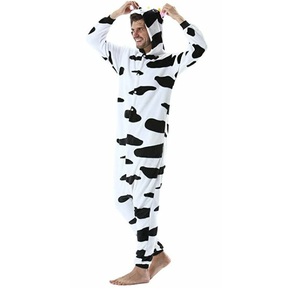 ชุดวันซี่มีฮู้ด2025ใหม่ผ้าฟลีซปักลายน่ารักสำหรับทั้งชายและหญิง - Product Image 3