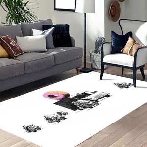 Tapis imprimé Banksy Police unique, art moderne pour la maison et le bureau, tapis en velours de luxe - Product Image 2