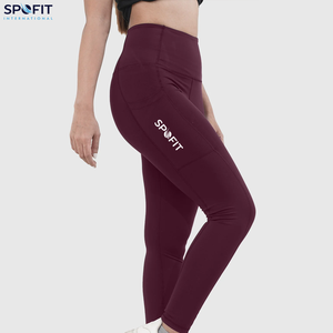 Leggings de yoga pour femmes les plus vendus, nouveau style 2025, prix bas, couleur unie, taille sans couture, séchage rapide, été, service OEM - Product Image 1