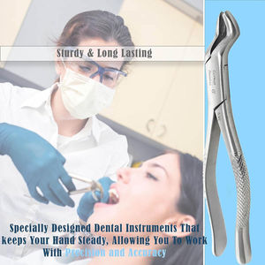 Fórceps Eléctrico de Acero Inoxidable Premium para Extracción Dental Pediátrica, 7 Pulgadas, Agarre Ergonómico, Cirugía, Eléctrico Derecho - Product Image 2