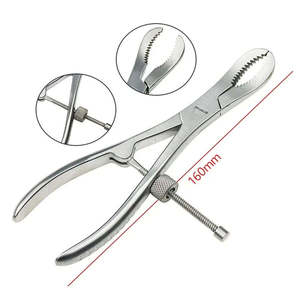 Pinzas para Sujeción de Huesos, Instrumento Quirúrgico Ortopédico Manual de Acero Inoxidable, Agarre Fuerte para Cirugía de Trauma y Fracturas - Product Image 2