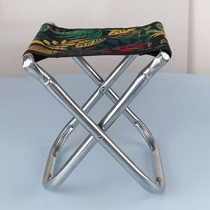 Ghế Gấp Câu Cá Di Động Mini Cắm Trại Ngoài Trời Ghế Dã Ngoại Có Thể Gập Lại Bằng Hợp Kim Nhôm Cắm Trại Ghế Nhỏ Thịt Nướng - Product Image 2