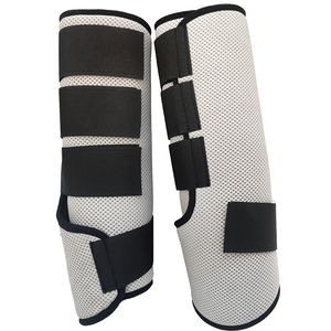 Bottes de tendon en maille pour chevaux, légères, personnalisables, de haute qualité, respirantes, protectrices, pour l'équitation, l'entraînement et le quotidien - Product Image 1