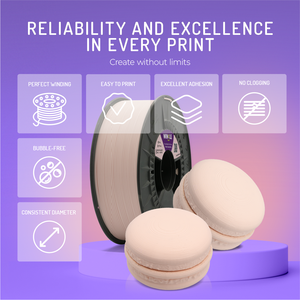 Filament WINKLE PLA HD Pastel 1,75 mm 1 kg pour imprimante 3D, vente en gros, finition mate FDM, impression facile, sans déformation, tolérance 0,05 mm, 190-230 - Product Image 4