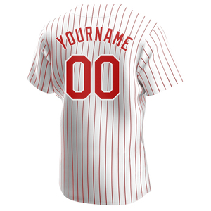Imprimir Logo Nombre Jersey de béisbol Personalizado para hombre Softball Jersey Mujeres Philadelphia Uniforme de béisbol en blanco Jersey de Béisbol Juvenil - Product Image 5