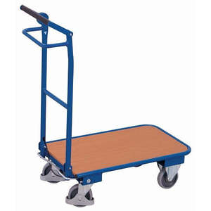 Variofit Folding Bracket <b>Trolley</b> Four-Wheel <b>Foldable</b> Industrial Use with Load Capacity of 815 X 450 Mm (L/W) - Product Image 1