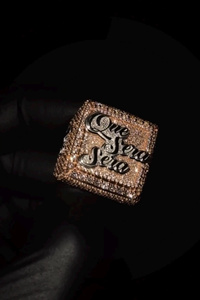 925 Sterling <b>Silver</b> Rhodium Plated VVS Moissanite Diamond Iced Out Custom Letter Luxury Statement <b>Ring</b> For <b>Men</b> Women Wear - Product Image 6