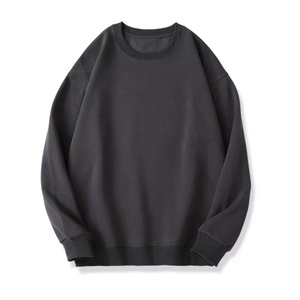 Sudadera con Capucha de Forro Polar para Hombre, Otoño-Invierno, Color Liso Básico, con Logotipo Personalizado, Diseño Desgastado, Transpirable, de Secado Rápido, con Bolsillo - Product Image 6