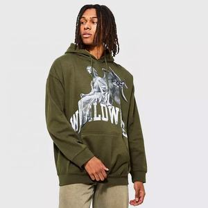 Sweat à capuche surdimensionné en tissu éponge français, vente en gros - Product Image 4