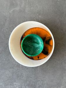 MATERIALES Personalizar Colorido Hecho a mano Mejor calidad Tazón de resina completo con base para chocolate, dulces, dulces y joyería - Product Image 2