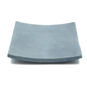 Plateau de porte-savon carré en stéatite grise écologique supérieure pour le stockage de savon de salle de bain chic disponible pour l'approvisionnement en vrac - Product Image 1