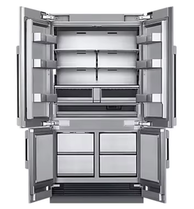 New Inch Built-in <b>Refrigerator</b> French-Door Design CustomPanel 400-499L Auto-Defrost Electronic Compressor Household Hotel Use - Product Image 3