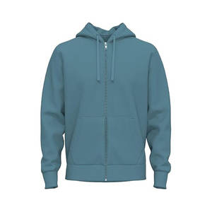 Sudaderas con capucha de algodón en blanco de primera calidad para hombre, suéter pesado personalizable, Sudadera con capucha para hombre, bolsillo con cremallera, calidad superior - Product Image 3