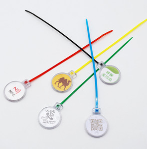 พลาสติกทิ้งไนลอนซิปผูกซีลแบบพาสซีทแท็กผูกสายเคเบิล RFID - Product Image 3
