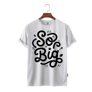 Camiseta de Verano 2026 para Hombre, Estilo Urbano, Oversize, Manga Corta, Tejida, con Serigrafía, Suave, 100% Algodón, Casual, Tallas Grandes - Product Image 2
