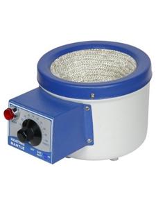 MAYALAB MHM95 <b>Laboratory</b> <b>Heating</b> Mantle Made Mild Steel 2 kW 250C Max Temp 500ml Capacity Blue + White 230V Controlled <b>Heating</b> - Product Image 2
