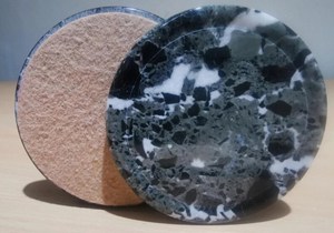 Ensemble de 6 sous-verres élégants en marbre noir, sous-verres en pierre naturelle pour le thé et le café, décoration d'intérieur - Product Image 5