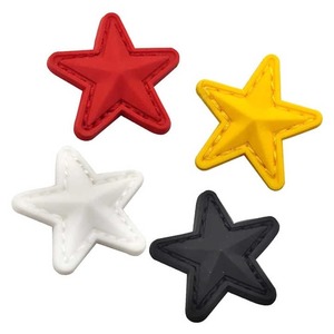 Parche de PVC en Forma de Estrella para Bolsas, Tela de Sarga, Personalizable, Insignias de PVC 3D, Impermeable, Duradero, Parche de Goma de PVC Cosido - Product Image 1
