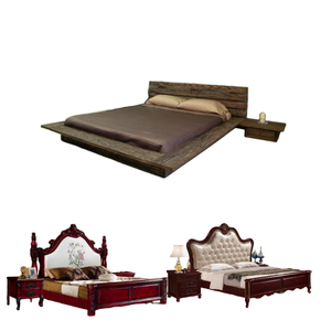 Nature Design Home Furniture Bedroom Set Factory King <b>Queen</b> <b>Size</b> <b>Bed</b> <b>Frame</b> Hotel Customized <b>Bed</b> - Product Image 4