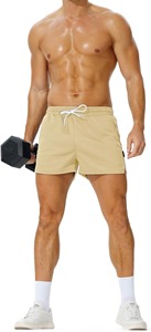 Short de course en maille personnalisé pour hommes Short d'entraînement athlétique de gymnastique à séchage rapide pour hommes avec poches - Product Image 4