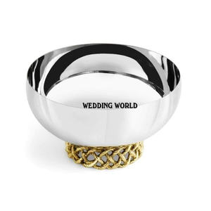 ชามช็อคโกแลตโลหะสีเงินสำเร็จรูปดีไซน์เนอร์ชามหวานดีไซน์เนอร์ดีไซน์สวยขายดี - Product Image 5