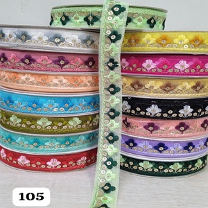 ผ้าปักลูกไม้คุณภาพสูงสำหรับขายส่งจำนวน50หลาจากผู้จำหน่ายขายส่ง - Product Image 4