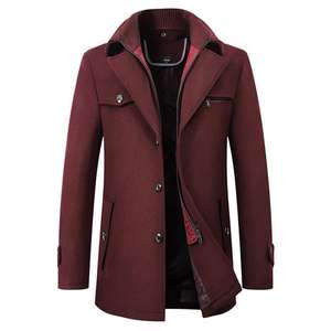 By Manufacturer <b>Men's</b> <b>Long</b> <b>Coat</b> Woo; Unique Design Latest Fashion Fine Quality for <b>Men's</b> <b>Long</b> <b>Coat</b> - Product Image 1