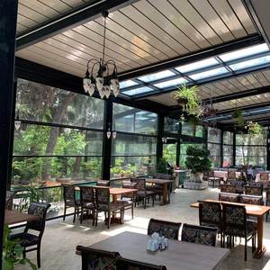 Pergola bioclimatique motorisée en aluminium avec télécommande intelligente et LED pour espaces extérieurs - Product Image 4