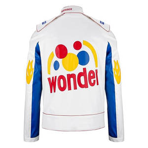 แจ็กเก็ตมอเตอร์ไซค์หนังแท้ของผู้ชายแจ็คเก็ตนักขี่จักรยานคุณภาพสูงสั่งทำตามสั่งคุณสมบัติระบายอากาศ - Product Image 2