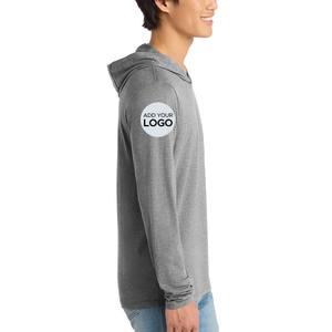 Sweat-shirt à capuche en polaire à manches longues pour l'hiver, avec impression numérique brodée et poches - Product Image 5