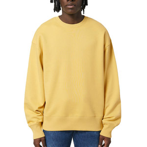 MANGO YELLOW PERSPECTIVE SUDADERA DE MEZCLA DE ALGODÓN/Sudadera polar amarilla mostaza para mujer - Product Image 5