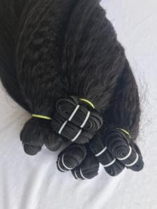 เครื่องทำผมแบบเส้นผมมนุษย์สองชั้นเครื่องทำผมตรงแบบม้วนบริสุทธิ์จากอินเดีย - Product Image 6