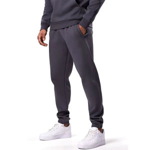 Survêtement en coton vierge personnalisé de grande taille pour hommes Ensembles de sweat à capuche Zip Plain Jogging Tech Survêtement en polaire pour hommes chez Nurak 2025 - Product Image 3
