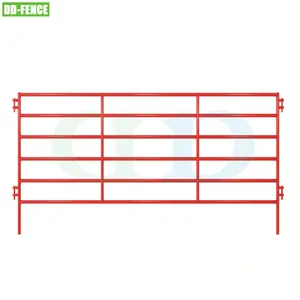 Cheap Price Black Steel Farm Fencing Supplier Livestock Cattle Panel