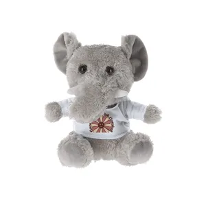 Jouets promotionnels personnalisés en peluche Brekalo en forme d'éléphant - Product Image 1