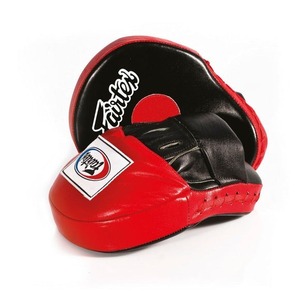 นวมซ้อมโค้งสีตามสั่ง สำหรับมืออาชีพ หนังแท้ Fairtex สำหรับฝึกซ้อมมวยไทย MMA อุปกรณ์ป้องกันการต่อสู้ - Product Image 5