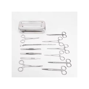 Ensemble de 13 instruments chirurgicaux de base en acier inoxydable pour pansements, réutilisables, de haute qualité, certifiés CE, classe manuelle - Product Image 6