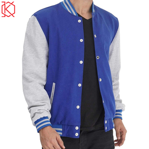 Veste de baseball pour hommes OEM Veste universitaire à manches minces à la mode pour l'hiver Meilleur prix avec traitement de revêtement - Product Image 2