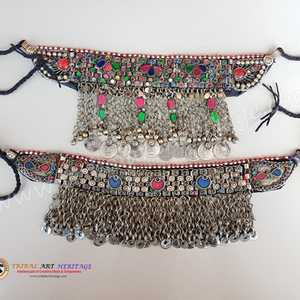Gargantillas Vintage raras Kuchi, joyería Tribal afgana hecha a mano, collar bohemio antiguo étnico para mujer, ropa de Festival, venta al por mayor - Product Image 5