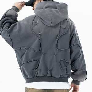 2024 producto de alta calidad 80% Algodón 20% poliéster lavado ácido Sudadera con capucha diseño personalizado invierno mejor Sudadera con capucha para hombres - Product Image 6