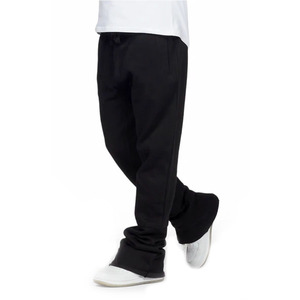 <b>Men's</b> Distressed Embroidery LED Wide-Leg Flare Sweatpants <b>Baggy</b> Oversized Trunks Mid Straight Cotton Leg Street Pants <b>Trousers</b> - Product Image 5