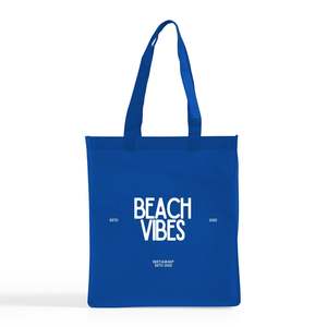 <b>Medium</b> Reusable Grocery Tote <b>Bags</b> with Long Handles Customizable Logo Heat Transfer Printing Washable and for Advertising - Product Image 5