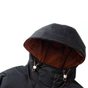 เสื้อแจ็คเก็ตพัฟเฟอร์กันน้ำแบบกลับด้านได้สำหรับผู้ชาย คุณภาพสูง สำหรับฤดูหนาว ผลิตจากผ้าแคนวาส รับบริการ OEM ปรับแต่งได้ - Product Image 4