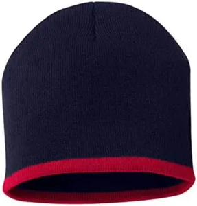 Nouveau design, bonnet personnalisé sans revers, logo, bonnet en acrylique thermique d'hiver pour hommes, chaud et confortable, bonnets tendance - Product Image 4