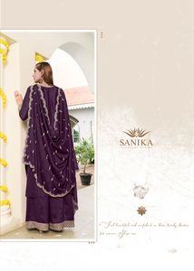 Vêtements Ethniques Vichitra Soie Avec Miroir Travail Broderie Salwar Costume Femme Mode Fabricant Et Fournisseur De Surat - Product Image 2