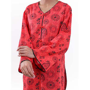 Red Lawn 2Pc Unstitched - ALP-2PS-LKS-2498 - Product Image 2